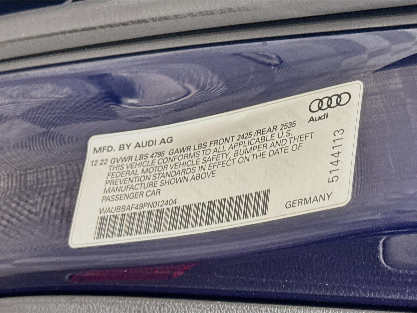 Certified 2023 Audi A4 2.0T Premium Plus w/ Premium Plus Package AWD/4WD image 31