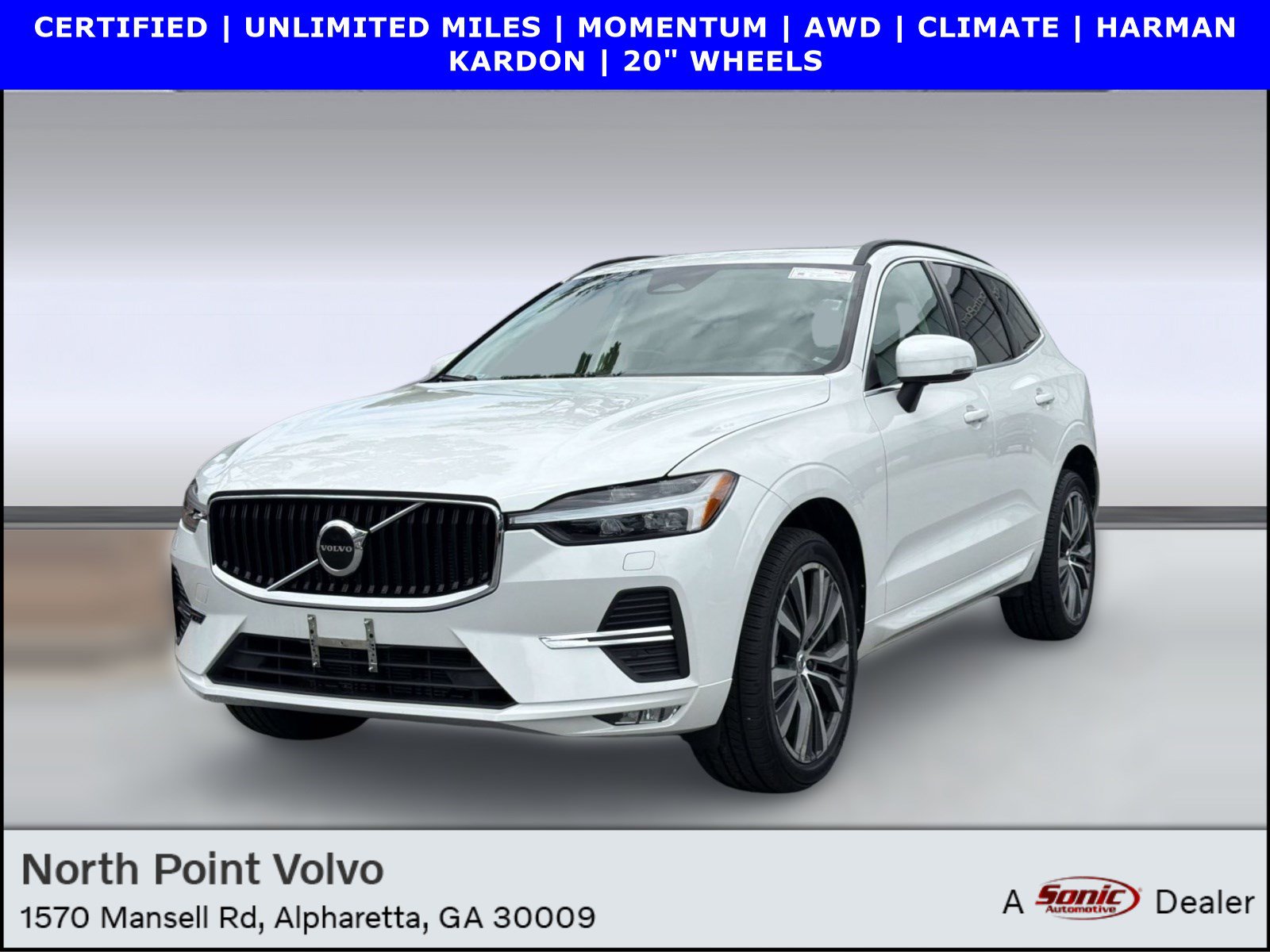 Certified 2022 Volvo XC60 B5 Momentum w/ Climate Package AWD/4WD image 1
