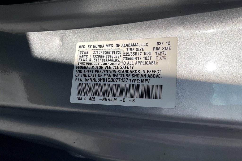 Used 2012 Honda Odyssey EX-L image 22
