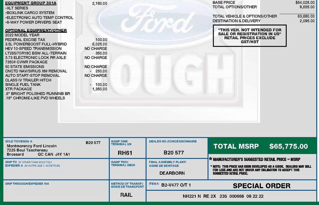 Used 2022 Ford F150 XLT w/ Equipment Group 301A Mid image 4