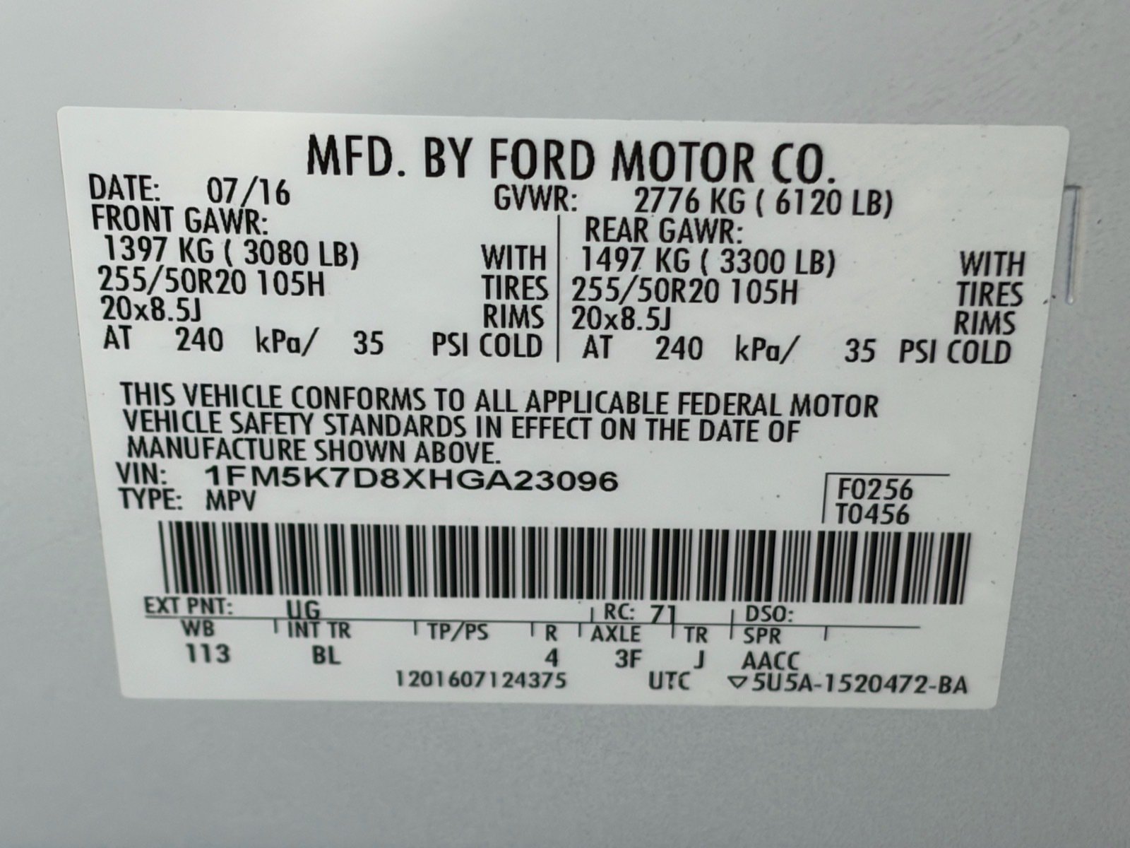 Used 2017 Ford Explorer XLT w/ Equipment Group 202A FWD image 34