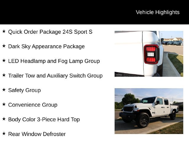 New 2026 Jeep Gladiator Sport AWD/4WD image 3