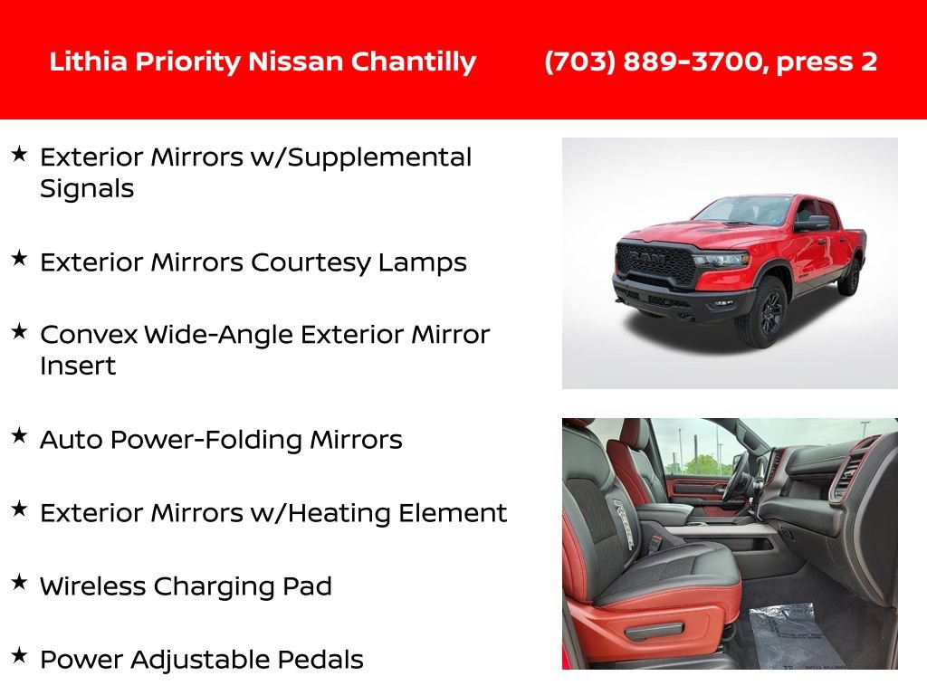Used 2025 RAM 1500 Rebel w/ Rebel Level 1 Equipment Group AWD/4WD image 24