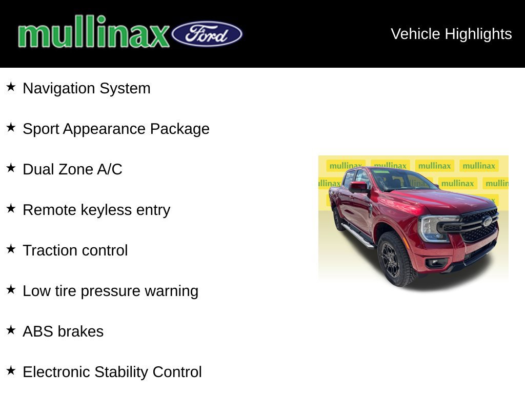 New 2026 Ford Ranger Lariat w/ FX4 Off-Road Package AWD/4WD image 15