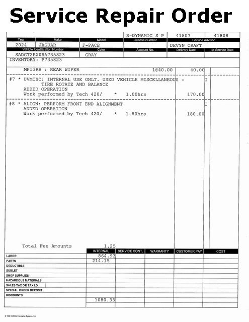 Used 2024 Jaguar F-PACE R-Dynamic S image 16