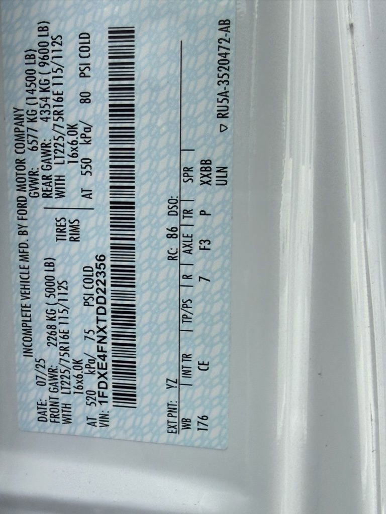 New 2026 Ford E-450 and Econoline 450 Super Duty w/ Power Equipment Group RWD image 33