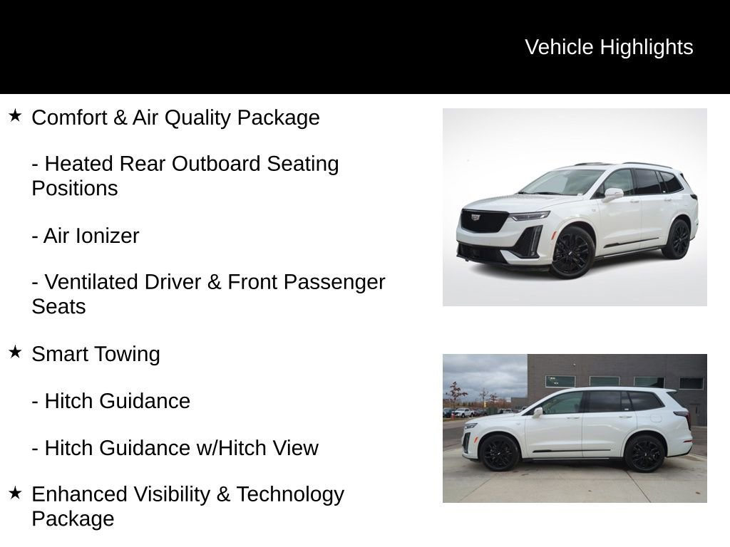 Used 2021 Cadillac XT6 Sport w/ LPO, ONYX Package image 21