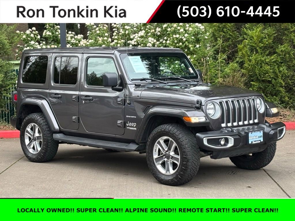 Used 2021 Jeep Wrangler Unlimited Sahara w/ Uconnect 4C Nav & Sound Group