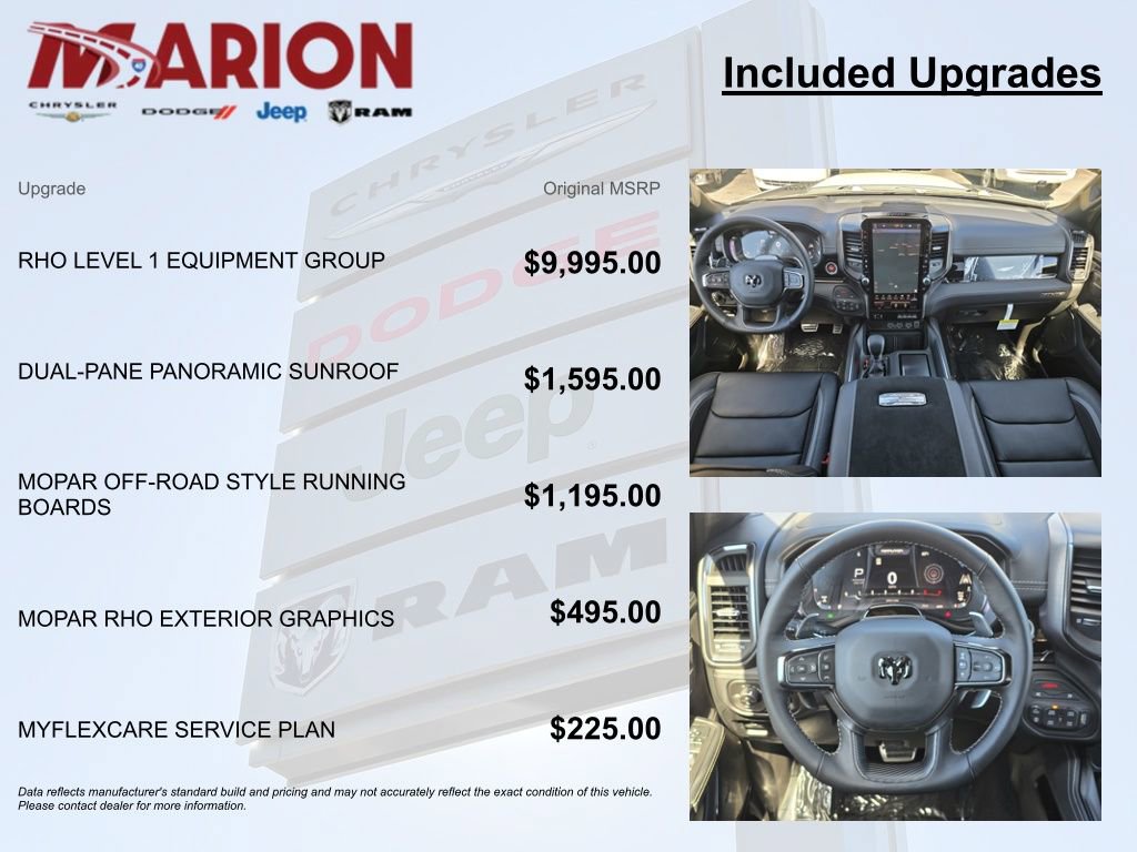 New 2026 RAM 1500 RHO w/ RHO Level 1 Equipment Group image 8