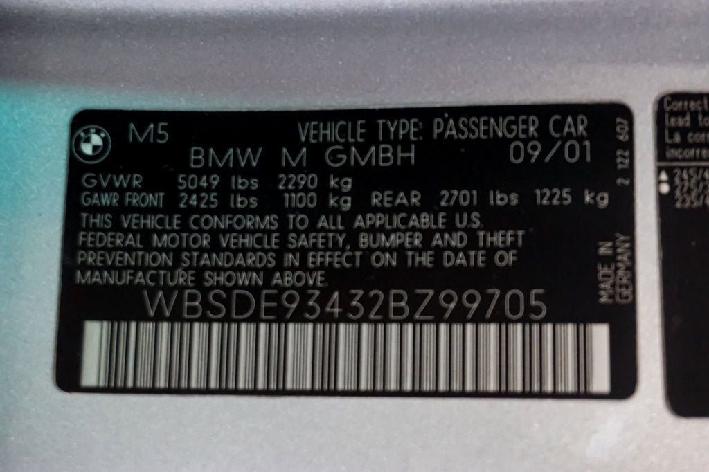 Used 2002 BMW M5 RWD image 18