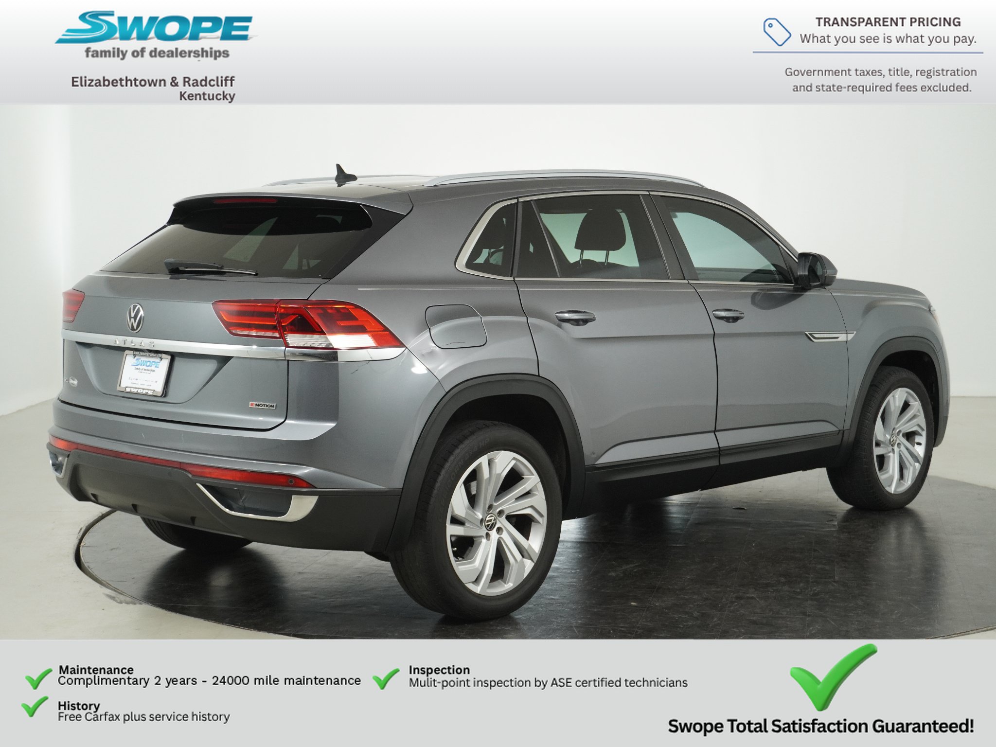 Used 2020 Volkswagen Atlas Cross Sport SEL AWD/4WD image 3