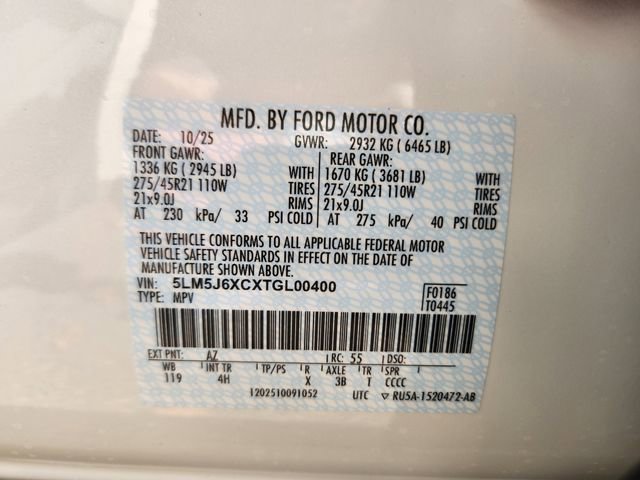 New 2026 Lincoln Aviator AWD w/ Jet Appearance Package image 23