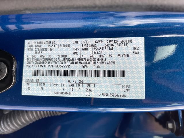 Used 2023 Ford F150 XLT w/ Equipment Group 302A High AWD/4WD image 25