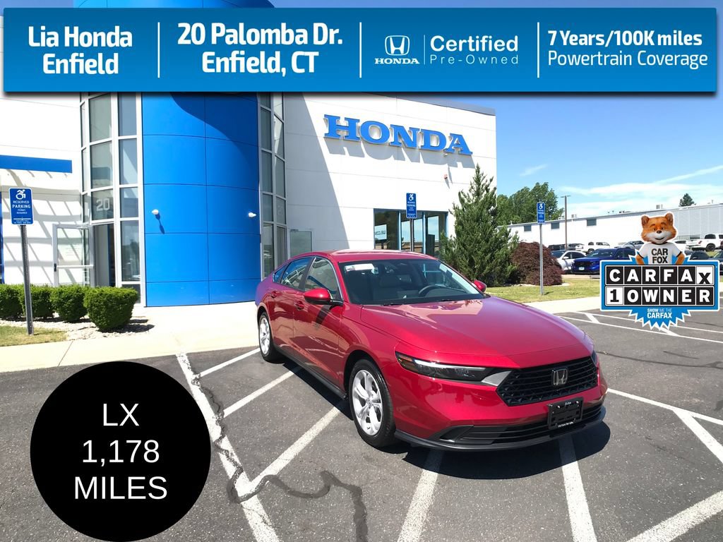 Certified 2025 Honda Accord LX