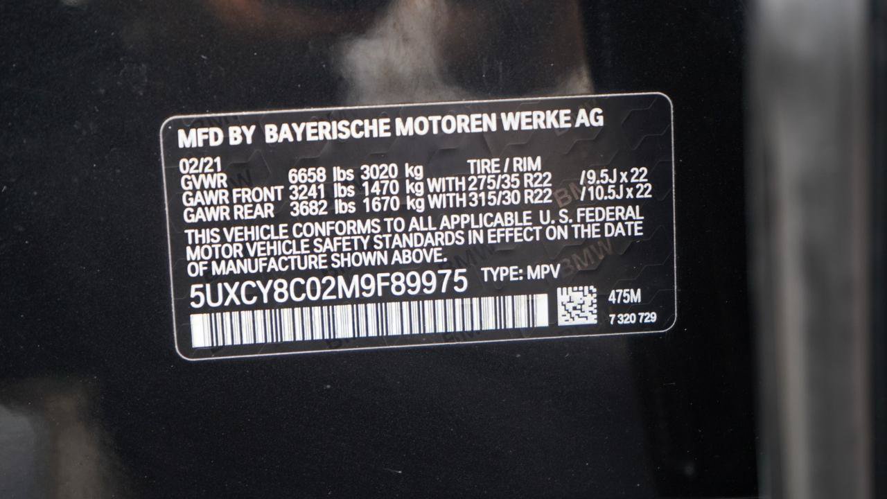 Used 2021 BMW X6 M50i w/ Executive Package AWD/4WD image 42