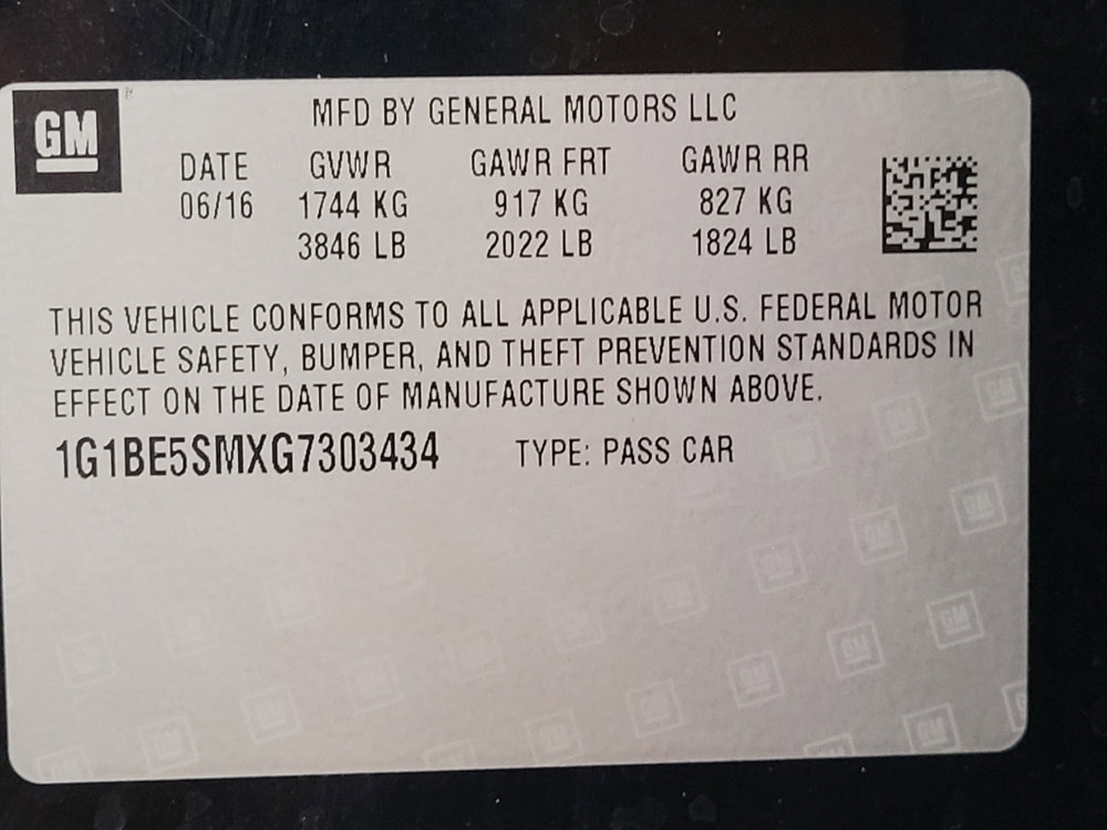 Used 2016 Chevrolet Cruze LT w/ Convenience Package image 33