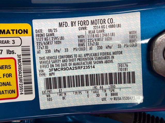 New 2025 Ford Bronco Sport Badlands AWD/4WD image 44