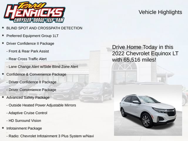 Used 2022 Chevrolet Equinox LT AWD/4WD image 4