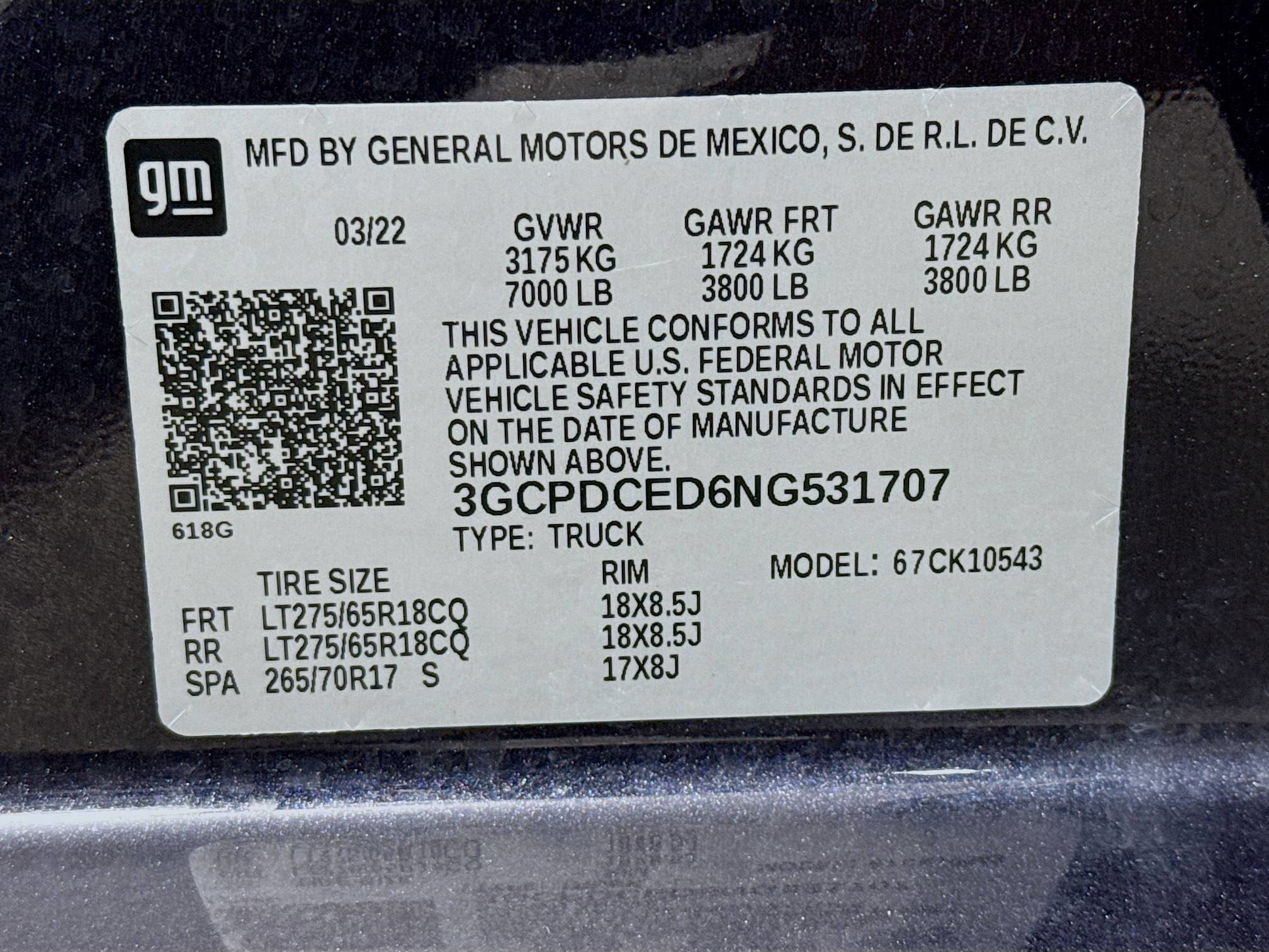 Used 2022 Chevrolet Silverado 1500 Custom Trail Boss w/ LPO, Dark Essentials Package image 40