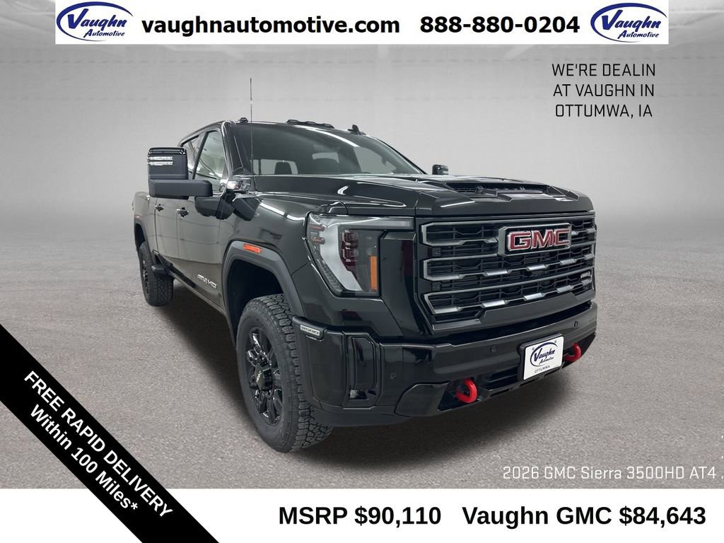 New 2026 GMC Sierra 3500 AT4 w/ AT4 Premium Plus Package