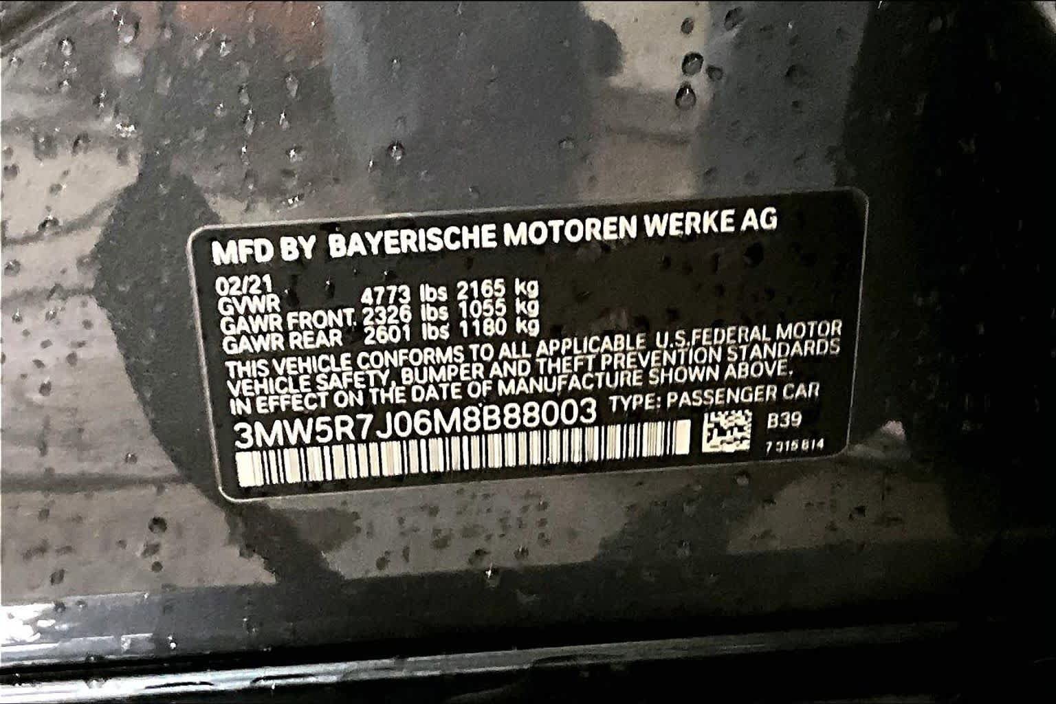 Used 2021 BMW 330i xDrive Sedan w/ Premium Package AWD/4WD image 31