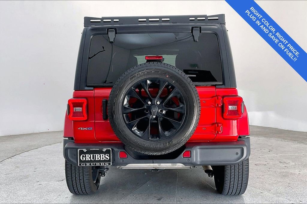 Used 2021 Jeep Wrangler Unlimited Sahara 4xe w/ Cold Weather Group image 7