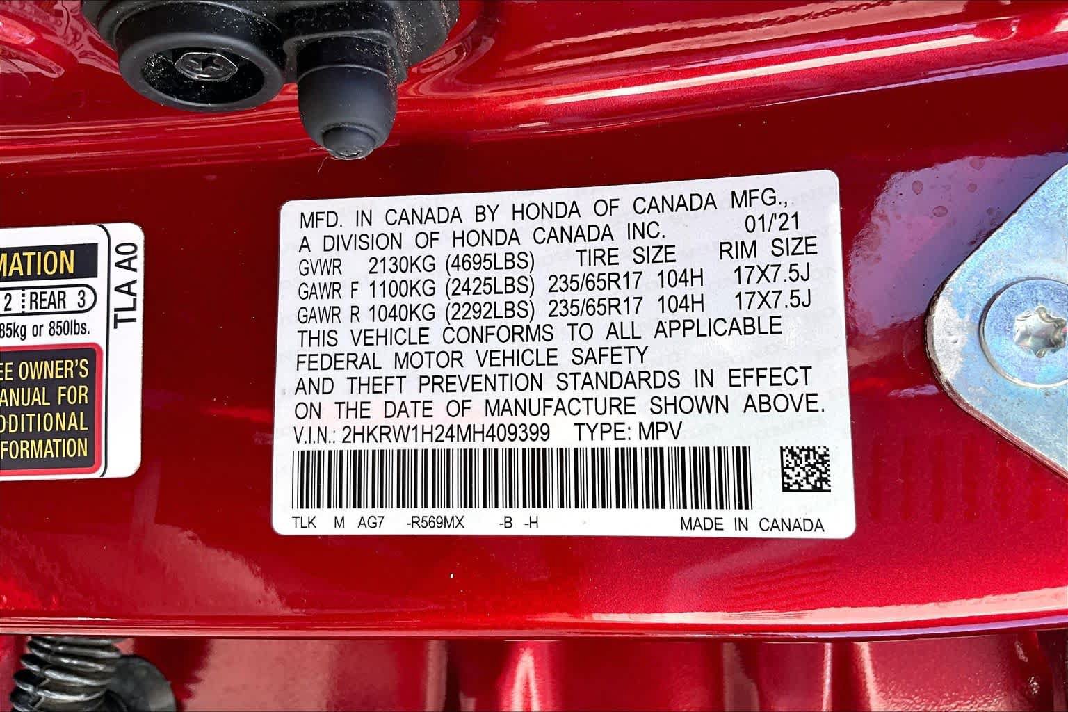 Used 2021 Honda CR-V LX image 35