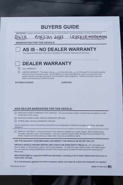 Used 2023 Buick Envision Avenir AWD/4WD image 35