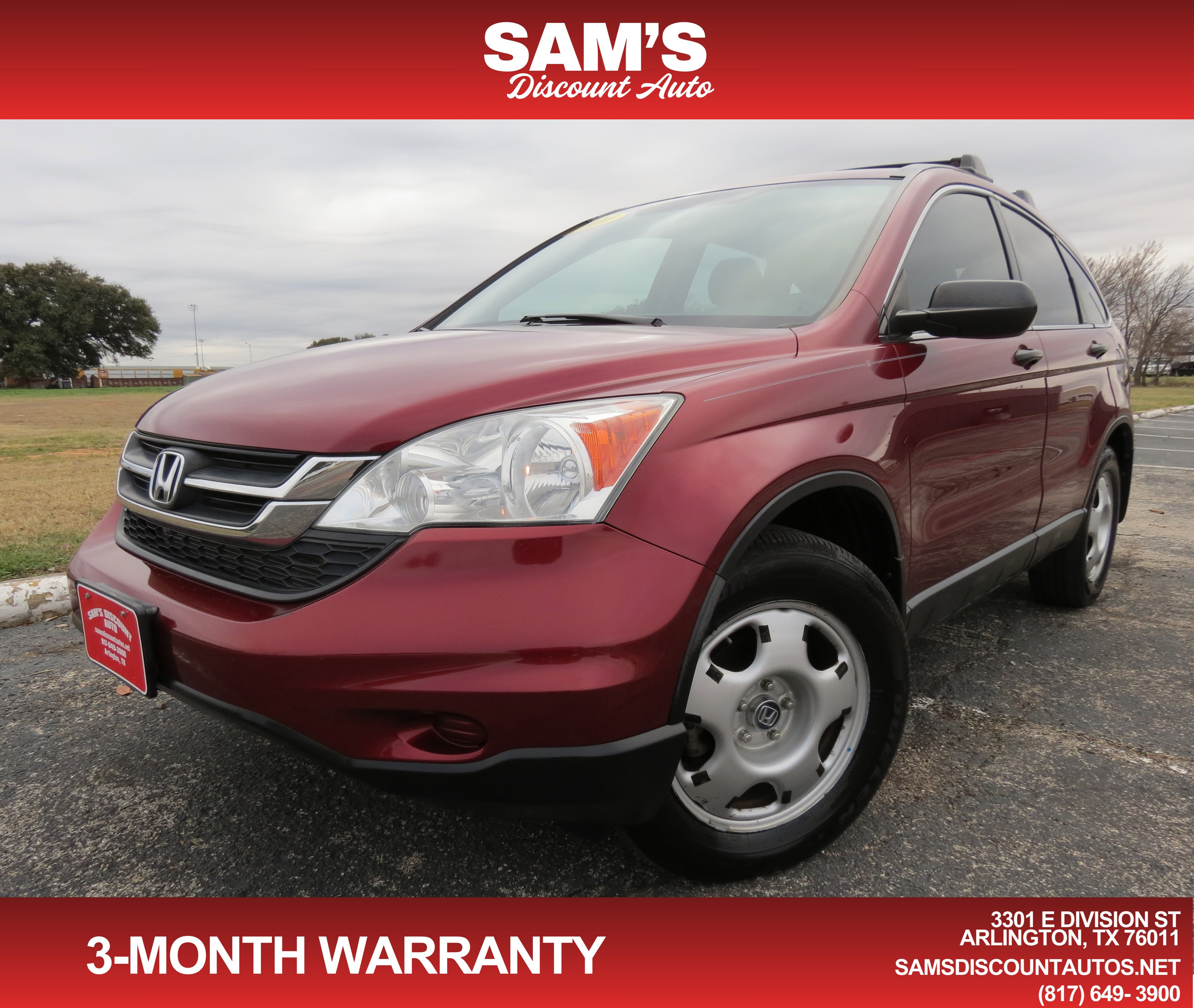 Used 2010 Honda CR-V LX
