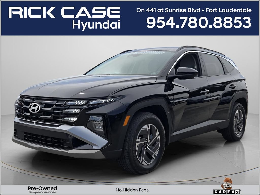 Certified 2025 Hyundai Tucson Blue AWD/4WD image 1