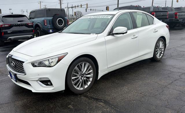 Used 2021 INFINITI Q50 Luxe w/ Cargo Package image 1