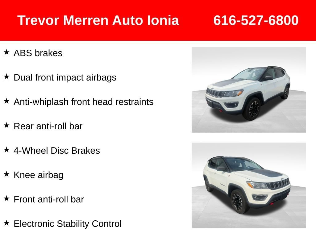 Used 2021 Jeep Compass Trailhawk AWD/4WD image 31