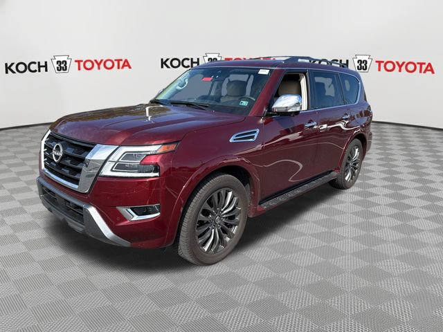 Used 2023 Nissan Armada Platinum w/ Captain's Chairs Package AWD/4WD image 3