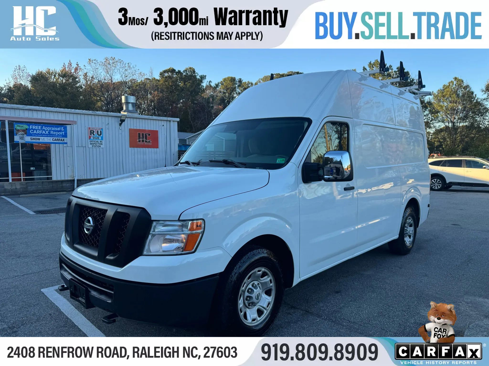 Used 2018 Nissan NV 3500 SV w/ Navigation Package
