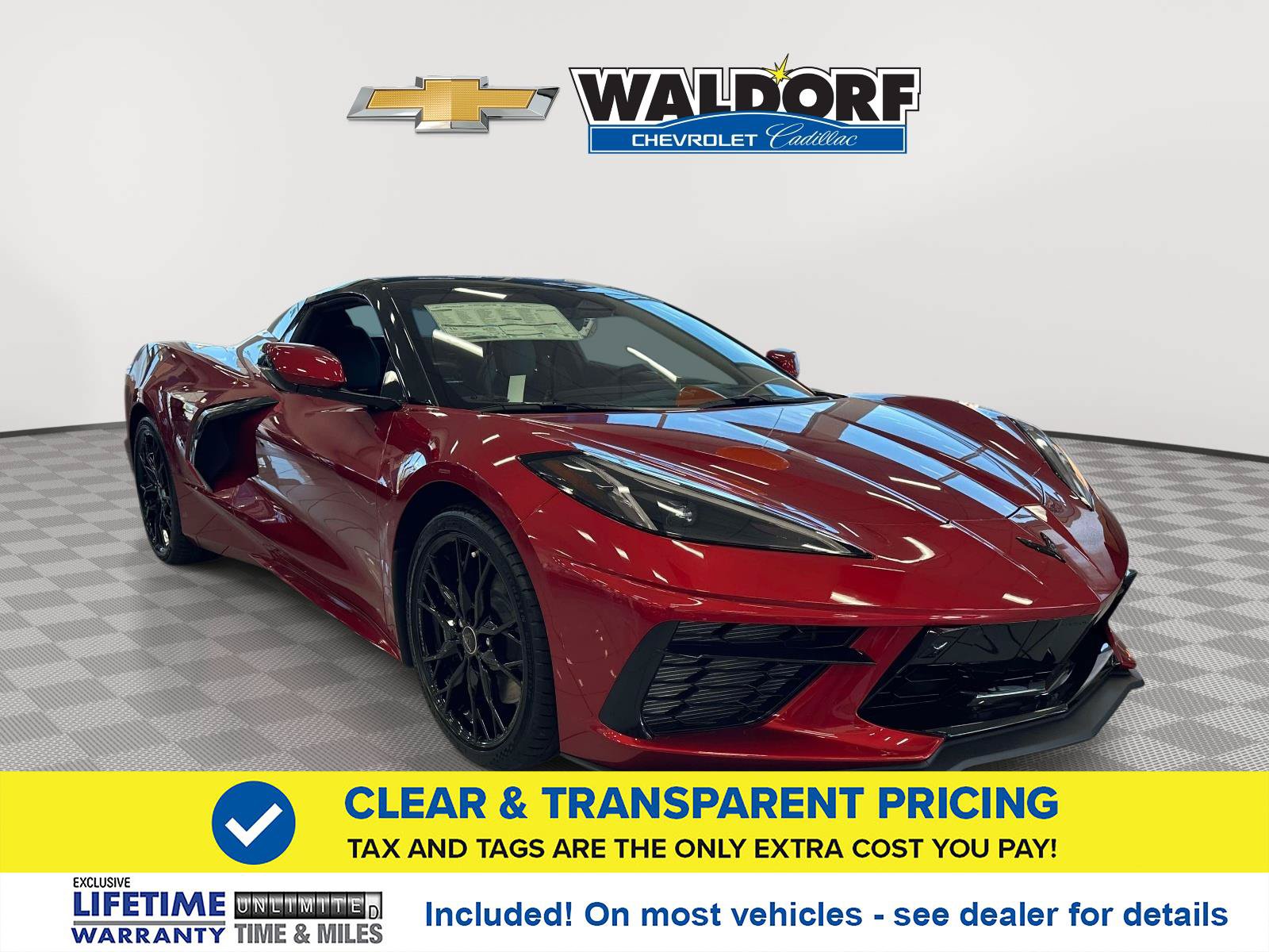 New 2027 Chevrolet Corvette Stingray Convertible w/ Z51 Performance Package RWD image 1
