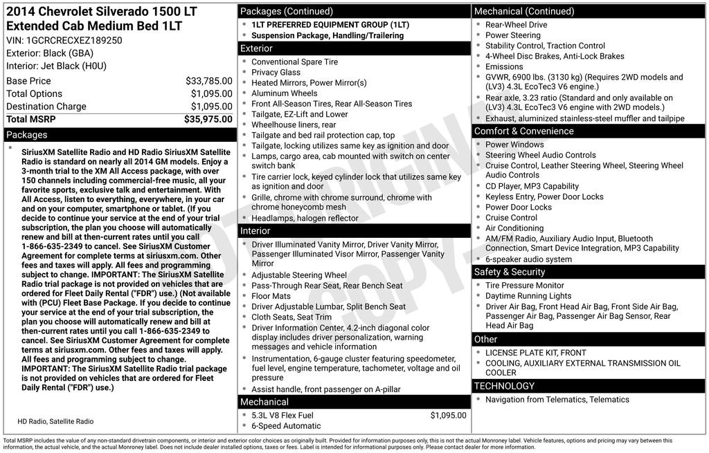 Used 2014 Chevrolet Silverado 1500 LT image 2