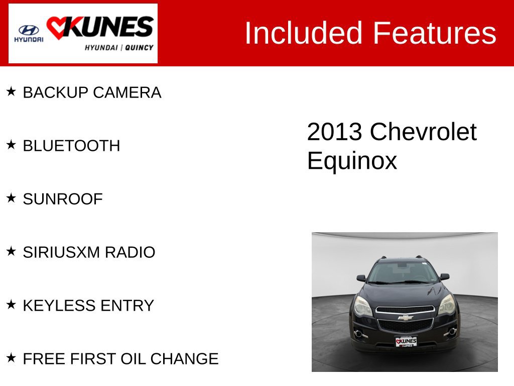 Used 2013 Chevrolet Equinox LT FWD image 2