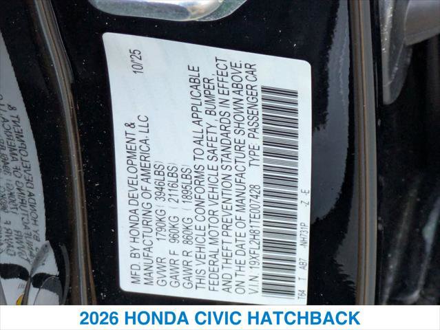 New 2026 Honda Civic Sport image 26