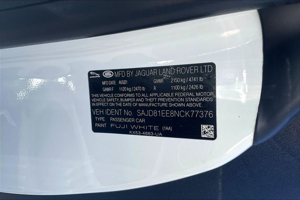 Used 2022 Jaguar F-TYPE R-Dynamic image 18