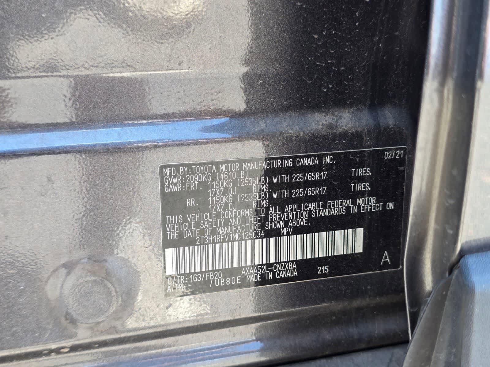 Used 2021 Toyota RAV4 LE w/ Carpet Mat Package (TMS) FWD image 19