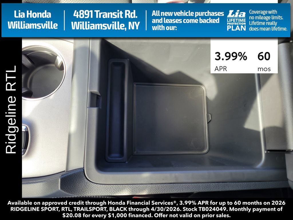 New 2026 Honda Ridgeline RTL image 26