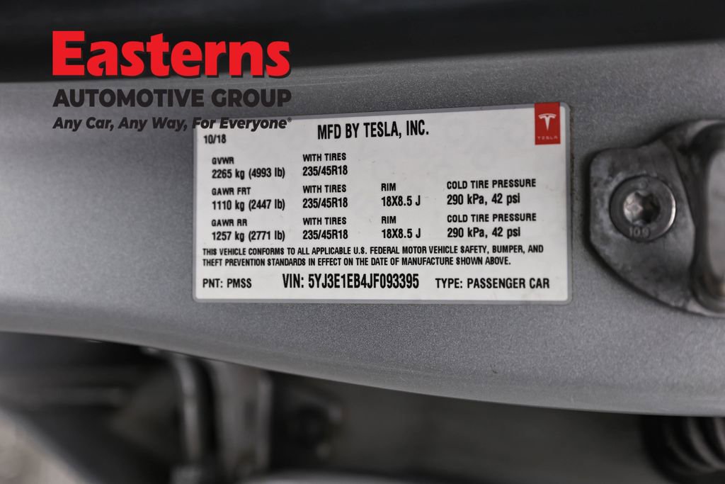 Used 2018 Tesla Model 3 Long Range AWD/4WD image 29
