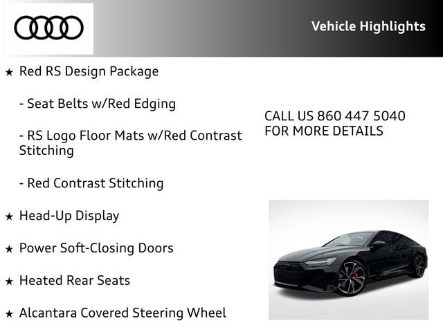 Certified 2023 Audi RS 7 Sportback w/ Black Optic Package AWD/4WD image 36