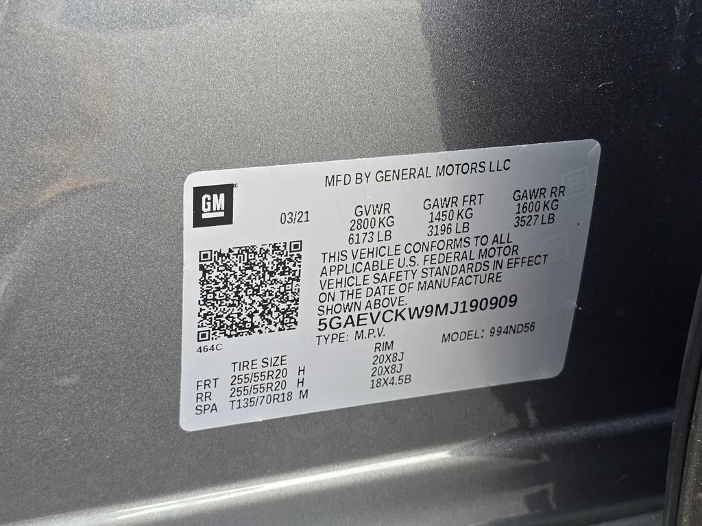 Certified 2021 Buick Enclave Avenir w/ Avenir Technology Package AWD/4WD image 33