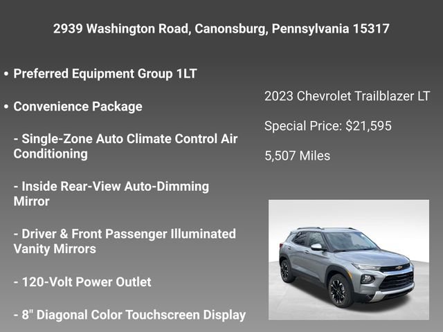 Certified 2023 Chevrolet TrailBlazer LT w/ Convenience Package FWD image 5