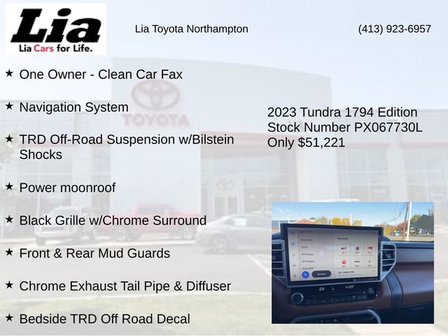 Used 2023 Toyota Tundra 1794 Edition image 14