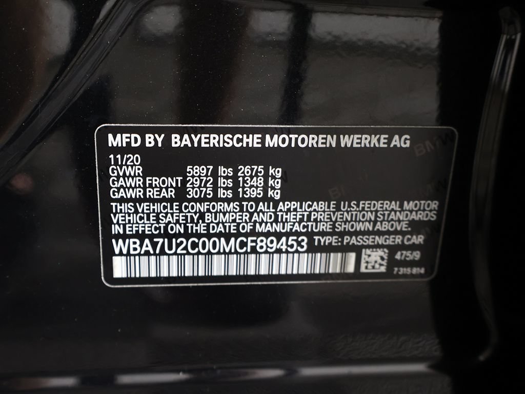 Used 2021 BMW 750i xDrive w/ M Sport Package AWD/4WD image 65