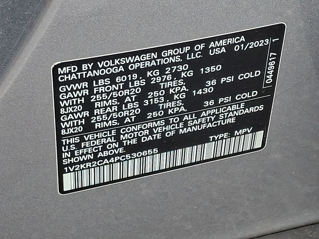 Used 2023 Volkswagen Atlas SE w/ Panoramic Sunroof Package AWD/4WD image 27