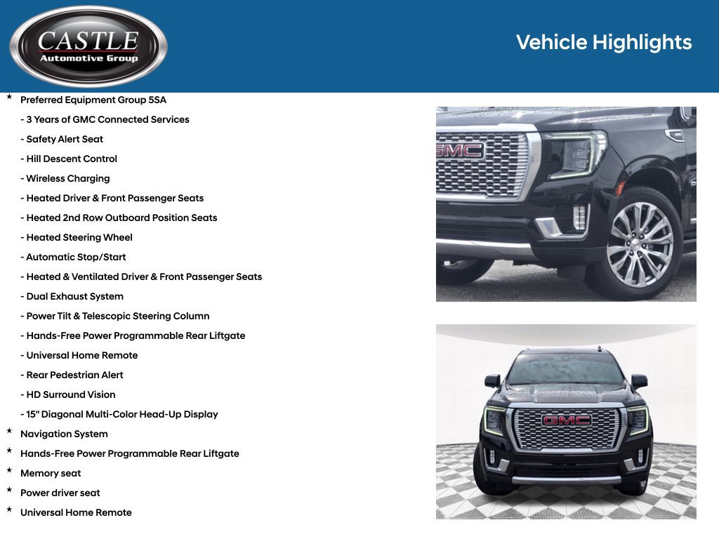 Used 2022 GMC Yukon Denali AWD/4WD image 8