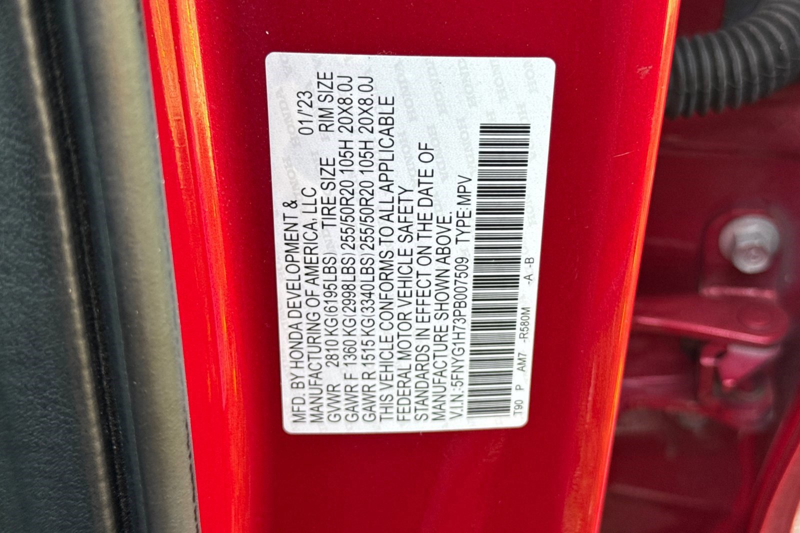 Certified 2023 Honda Pilot Touring image 20